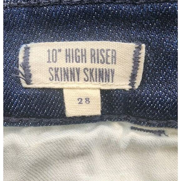 Madewell Jeans Womens High Riser Skinny Skinny Medium Wash Stretch Denim Size 29 - Picture 6 of 12